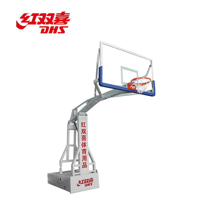 紅雙喜DHQJ1009電動液壓籃球架 比賽籃球架